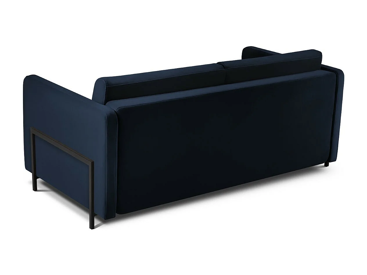 CXL by Christian Lacroix - 2-Sitzer ausklappbares Sofa "Yanis" Sitzer aus Samt königsblau - 182x102x80cm