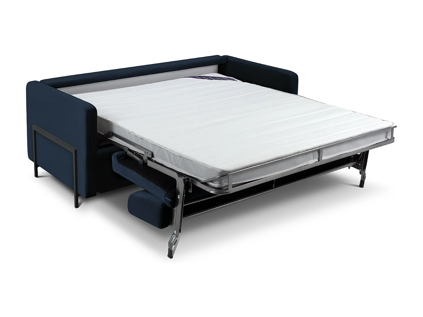 CXL by Christian Lacroix - 2-Sitzer ausklappbares Sofa "Yanis" Sitzer aus Samt königsblau - 182x102x80cm