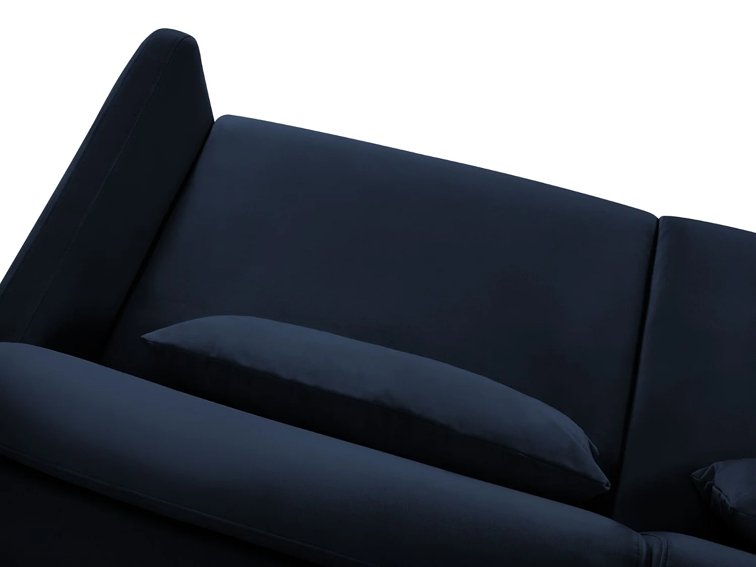 CXL by Christian Lacroix - 2-Sitzer ausklappbares Sofa "Yanis" Sitzer aus Samt königsblau - 182x102x80cm