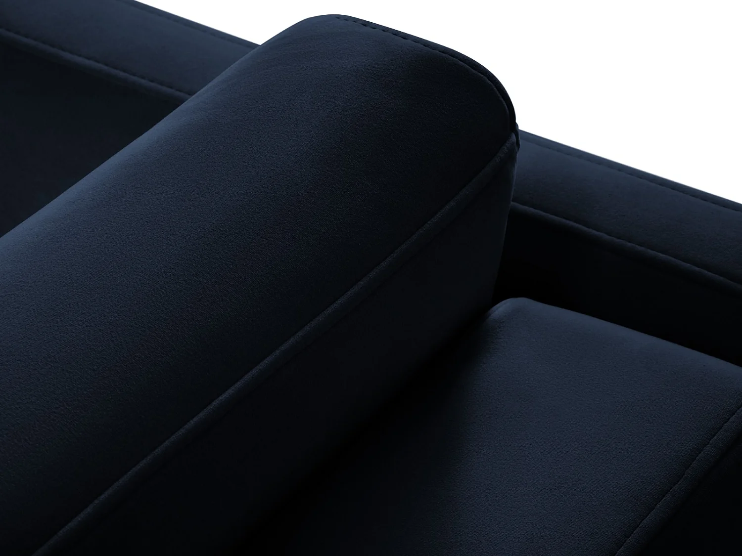 CXL by Christian Lacroix - 2-Sitzer ausklappbares Sofa "Yanis" Sitzer aus Samt königsblau - 182x102x80cm