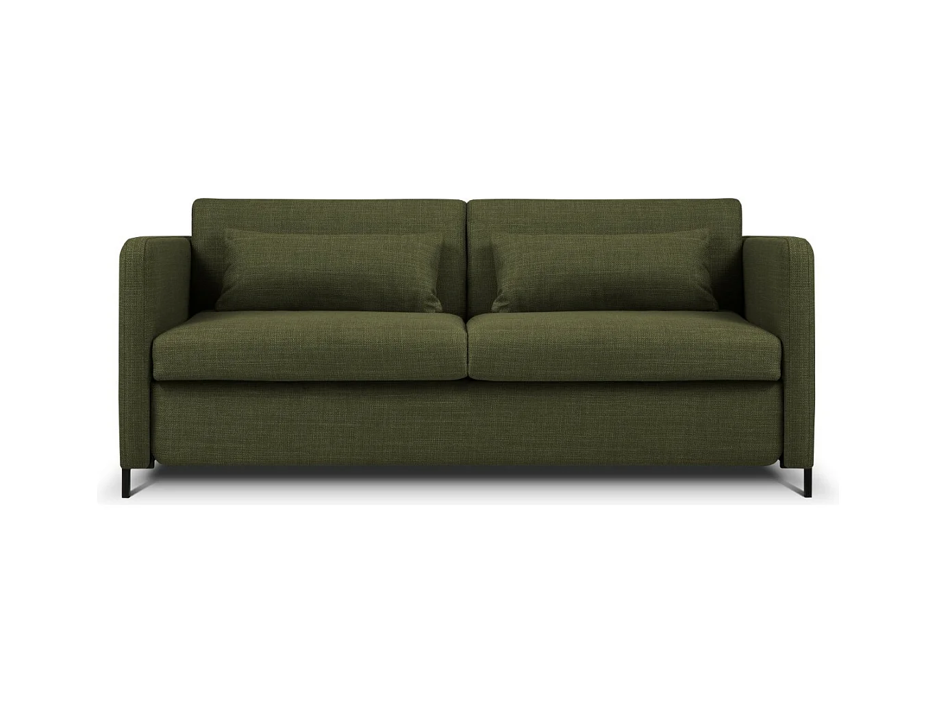 CXL by Christian Lacroix - Converteerbare bank "Yanis" 2 zitplaatsen, Structurele stof, Groente - 182x102x80cm