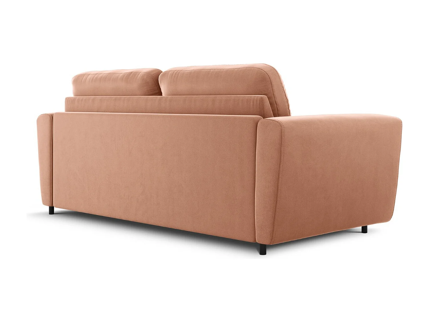 CXL by Christian Lacroix - Sofa z funkcją spania, "Audra" 4 miejsca welur, róż - 212x101x88cm