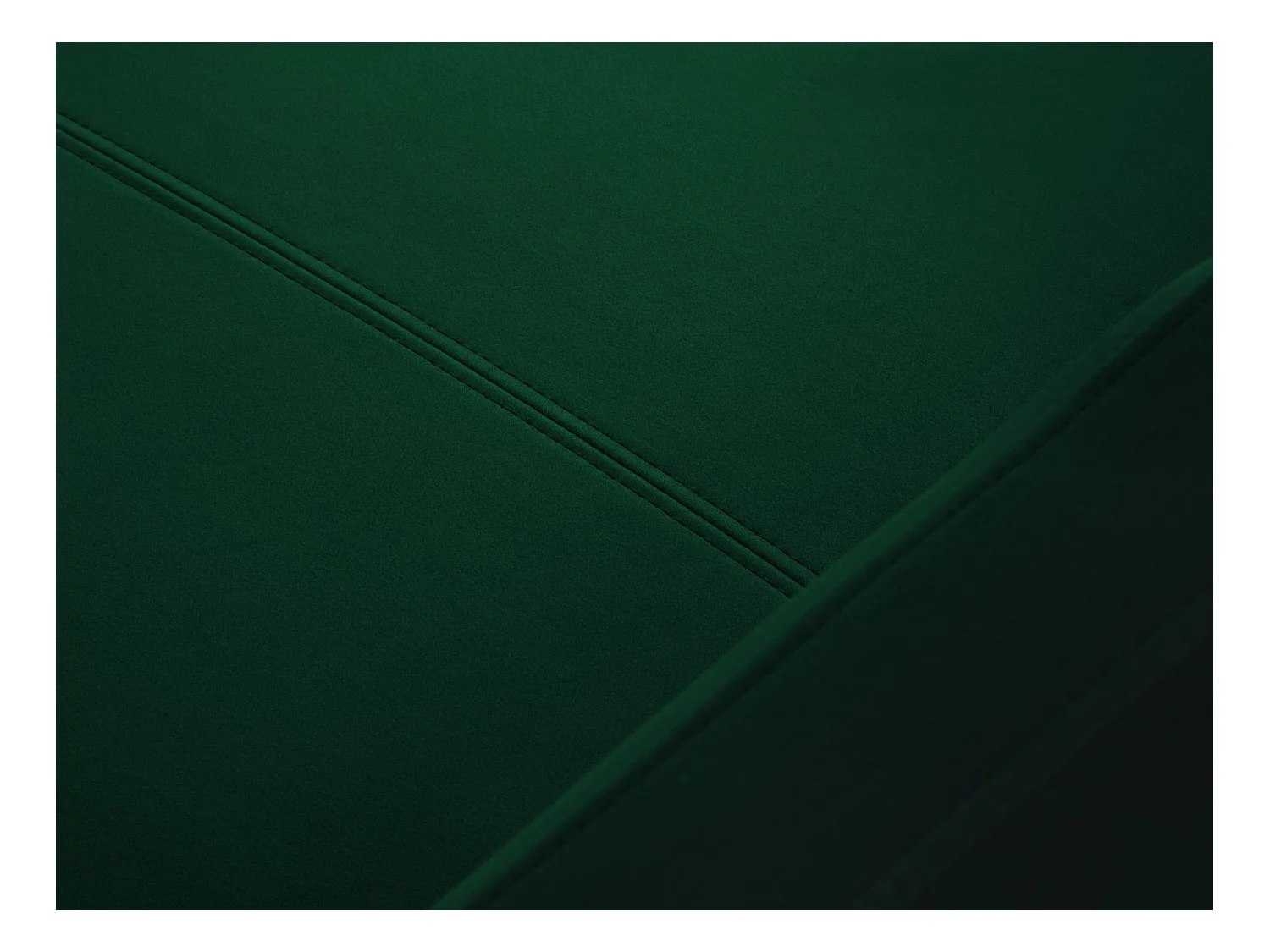CXL by Christian Lacroix - Narożnik lewy z funkcją spania, "Yanis" 5 miejsc welur, zielony butelkowy - 280x170x80cm