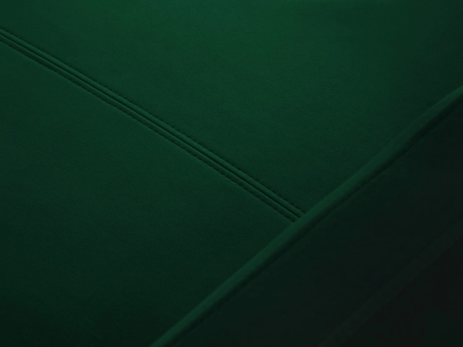 CXL by Christian Lacroix - Canapé d'angle gauche convertible "Yanis" 5 places en velours vert bouteille - 280x170x80cm