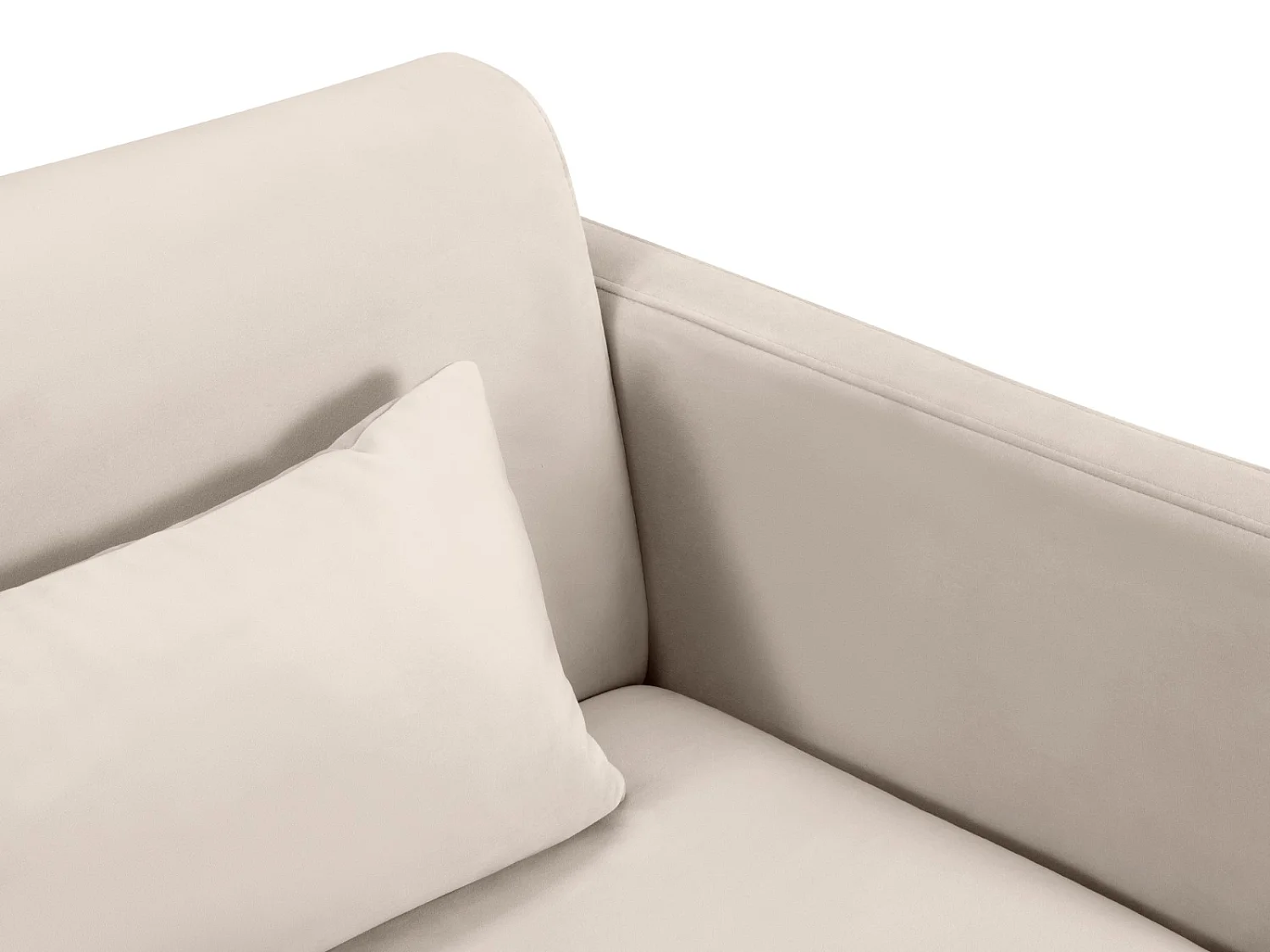 CXL by Christian Lacroix - Converteerbare bank "Yanis" 3 zitplaatsen, Flueel, Beige - 202x102x80cm