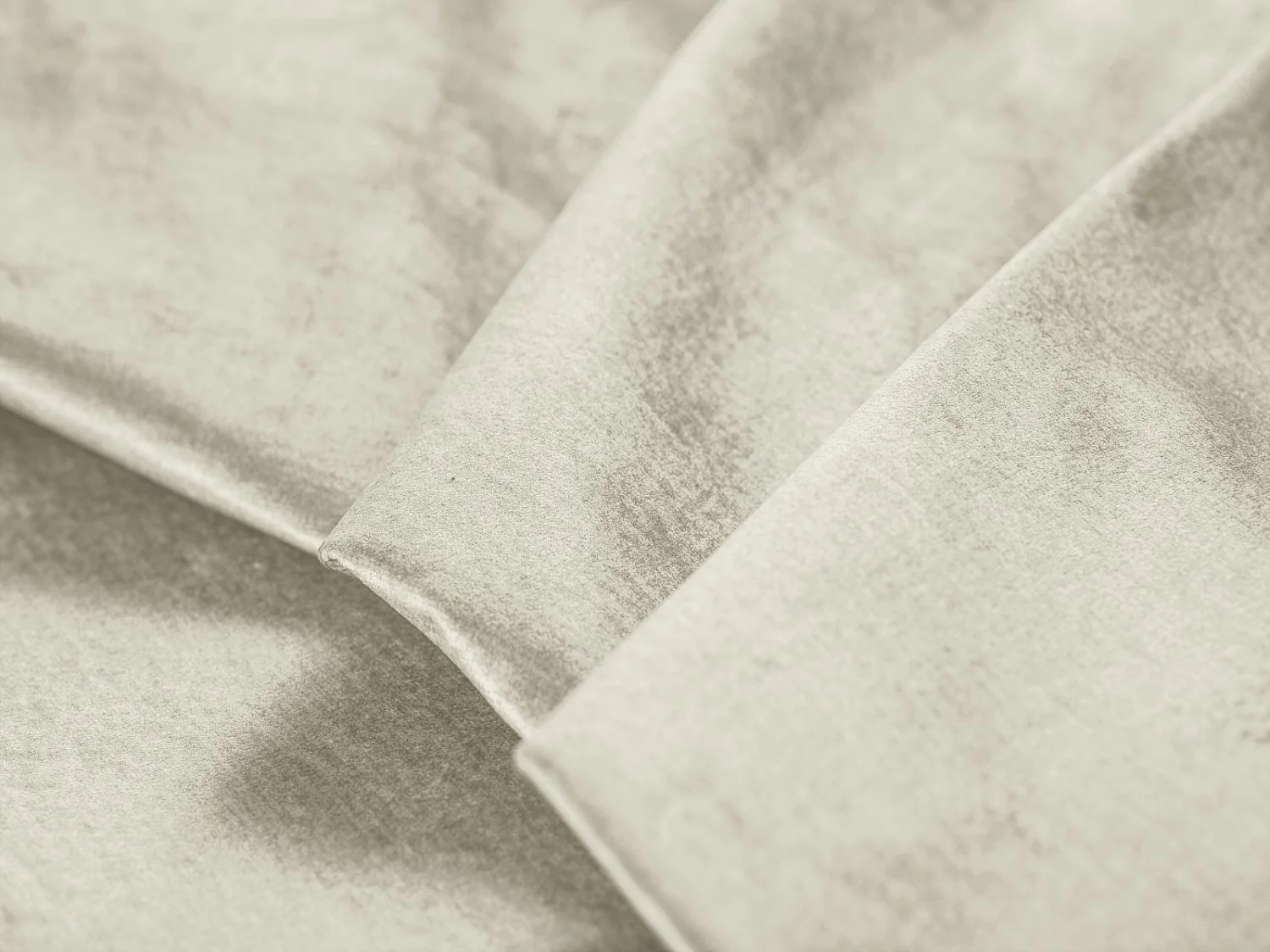 Cosmopolitan Design - Converteerbare hoekbank rechts met opbergdoos "Clinton" 5 zitplaatsen, Flueel, Lichtbeige - 272x173x89cm