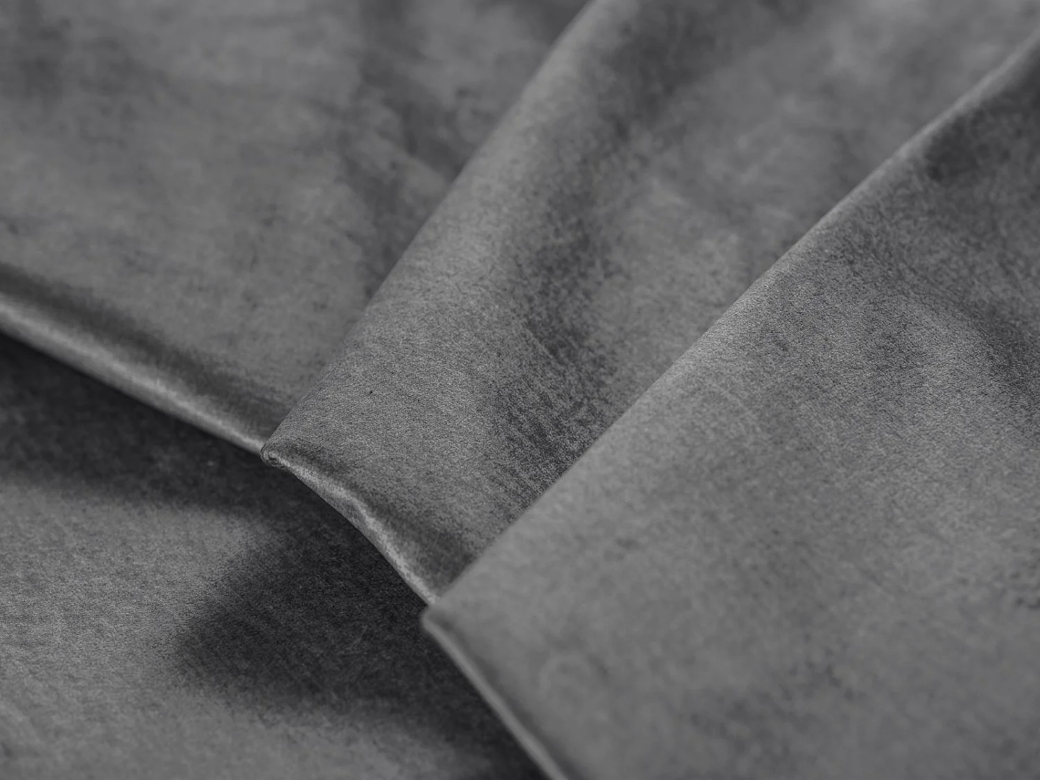 Cosmopolitan Design - Sofá cama esquinero derecho con baúl de almacenaje "Clinton" 5 plazas de terciopelo gris oscuro - 272x173x89cm