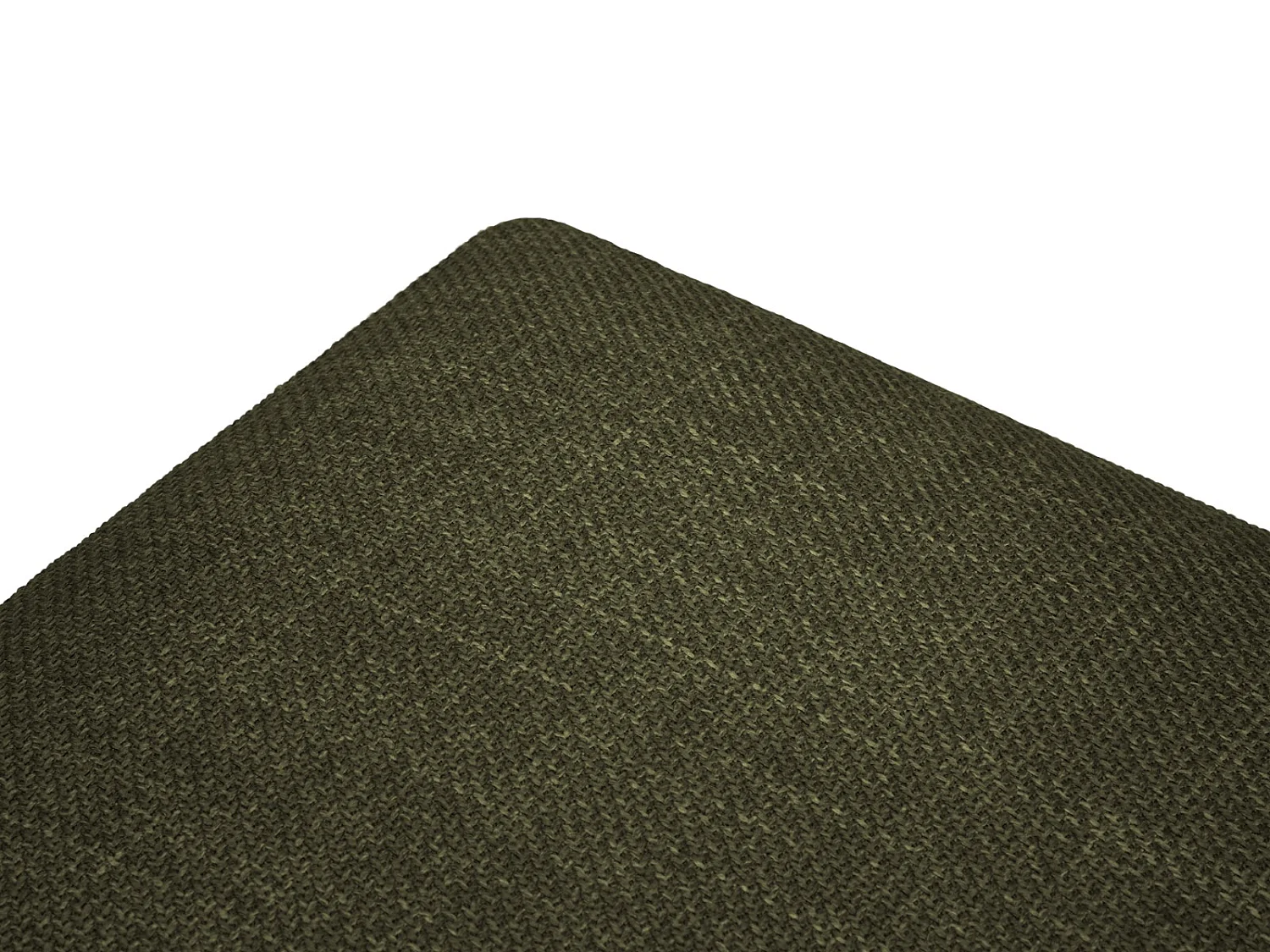 CXL by Christian Lacroix - Canapé d'angle droit convertible avec coffre de rangement "Yanis" 5 places en tissu structurel vert - 280x170x80cm