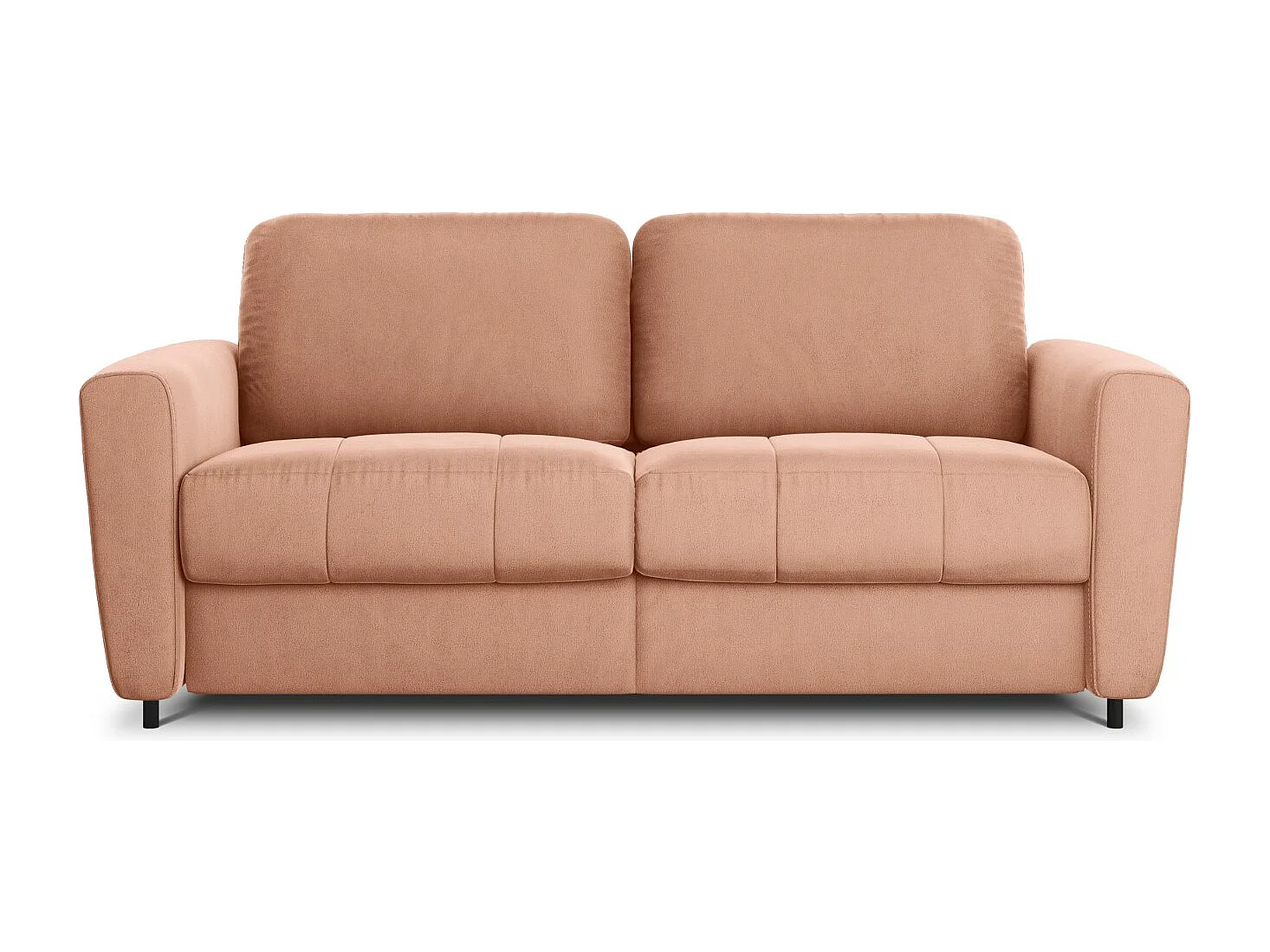 CXL by Christian Lacroix - Canapé convertible "Audra" 3 places en velours rose - 192x101x88cm