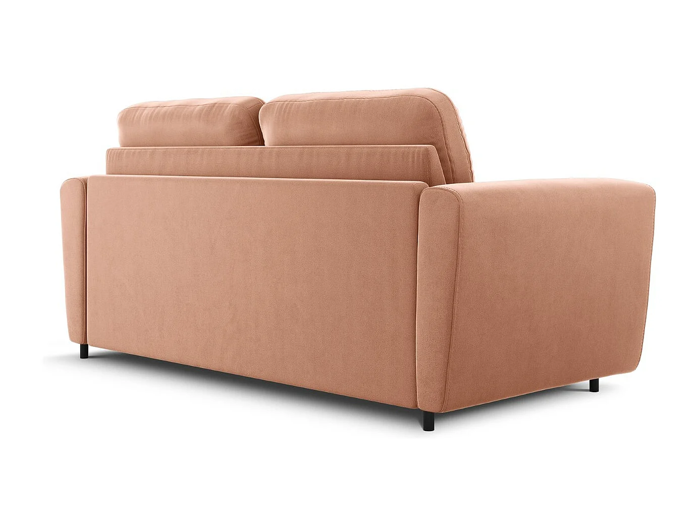 CXL by Christian Lacroix - Canapé convertible "Audra" 3 places en velours rose - 192x101x88cm