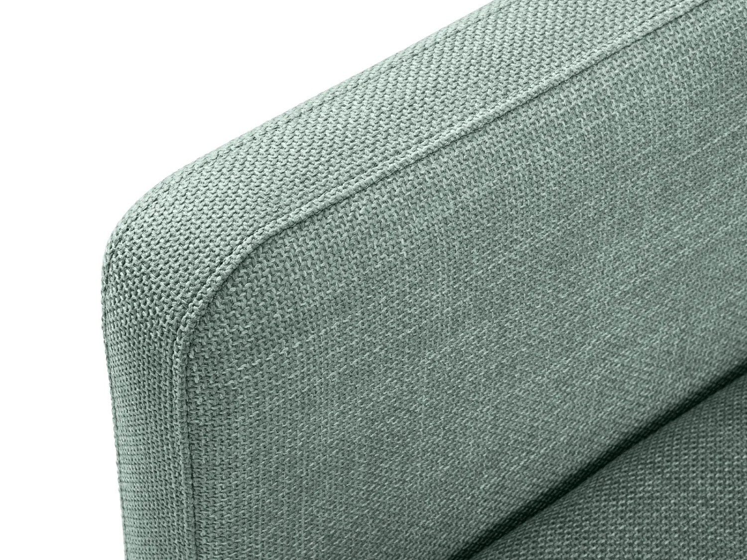 CXL by Christian Lacroix - 2-Sitzer ausklappbares Sofa "Yanis" Sitzer aus strukturiertem Stoff minze - 182x102x80cm