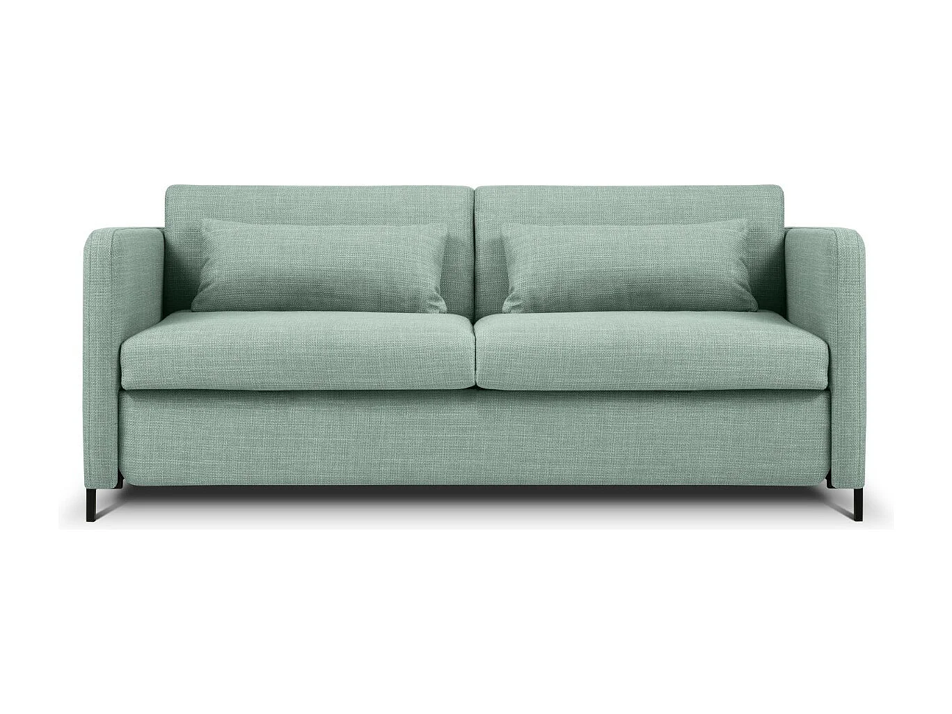 CXL by Christian Lacroix - 2-Sitzer ausklappbares Sofa "Yanis" Sitzer aus strukturiertem Stoff minze - 182x102x80cm