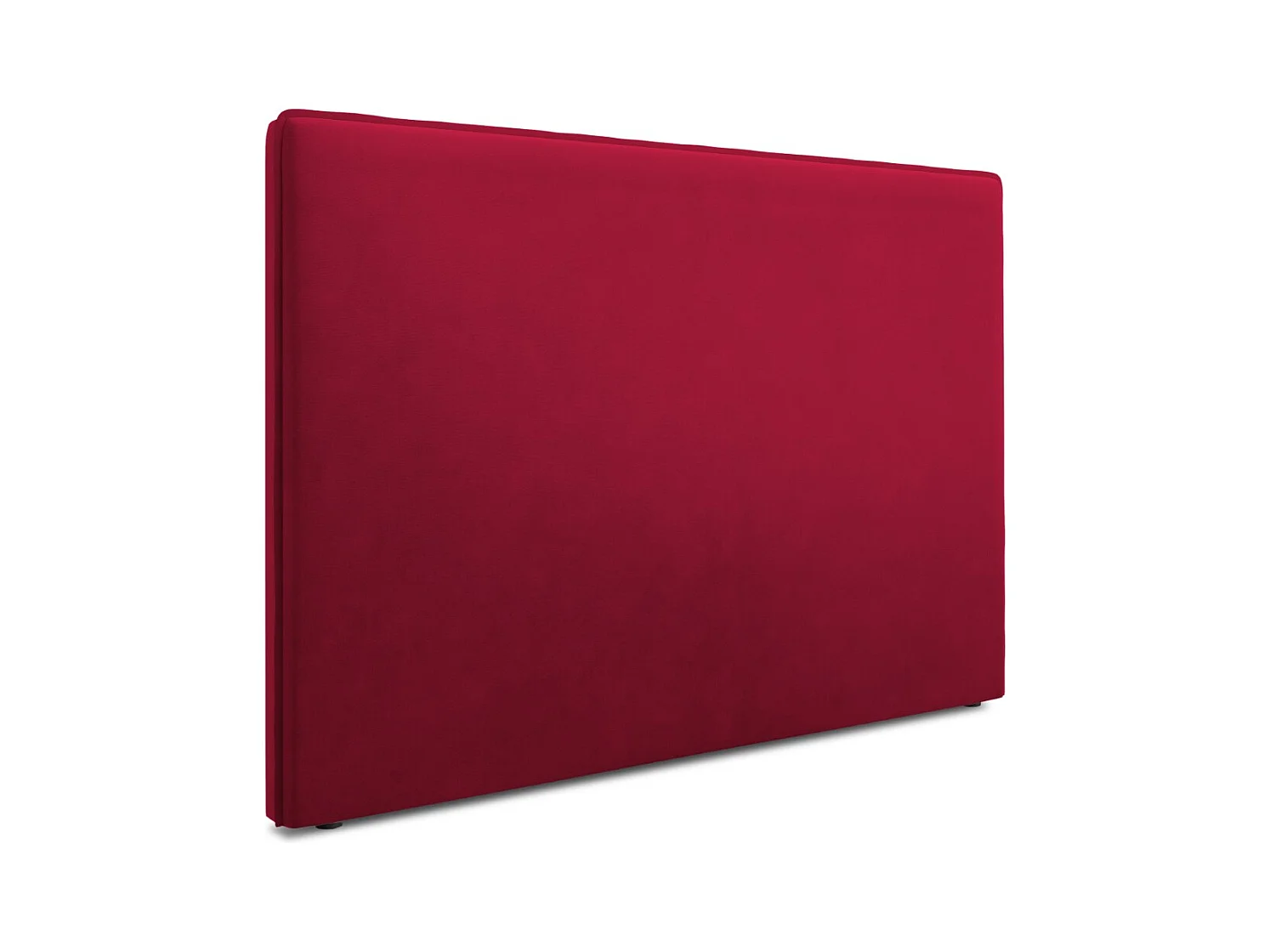 CXL by Christian Lacroix - Tête de lit "Provence" 140x120cm en velours rouge - 140x8x120cm