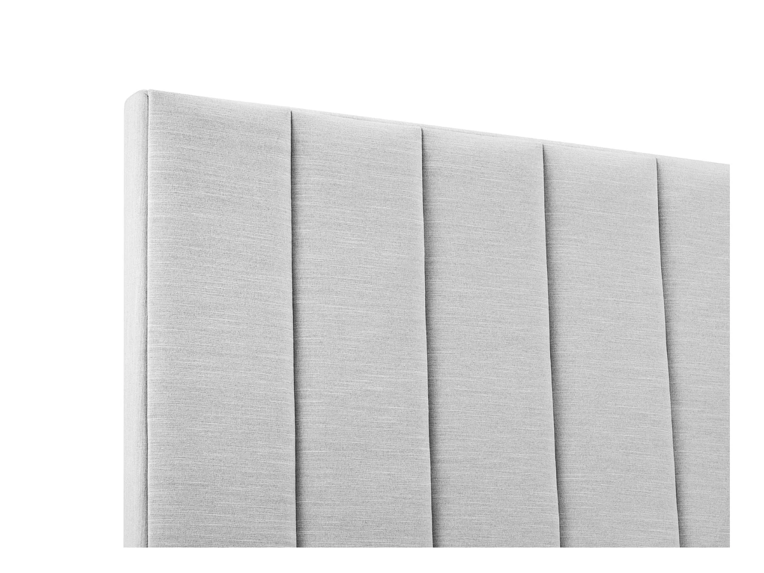 CXL by Christian Lacroix - Tête de lit "Camargue" 180x120cm en tissu structurel gris clair - 180x8x120cm
