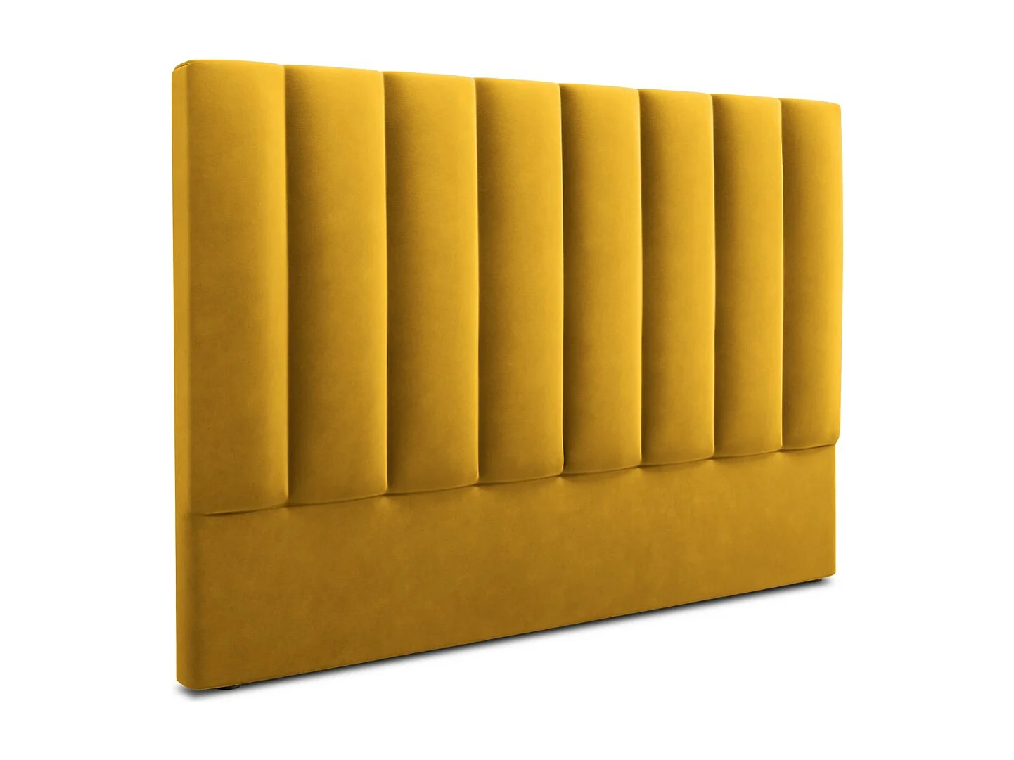 CXL by Christian Lacroix - Tête de lit "Camargue" 160x120cm en velours jaune - 160x8x120cm