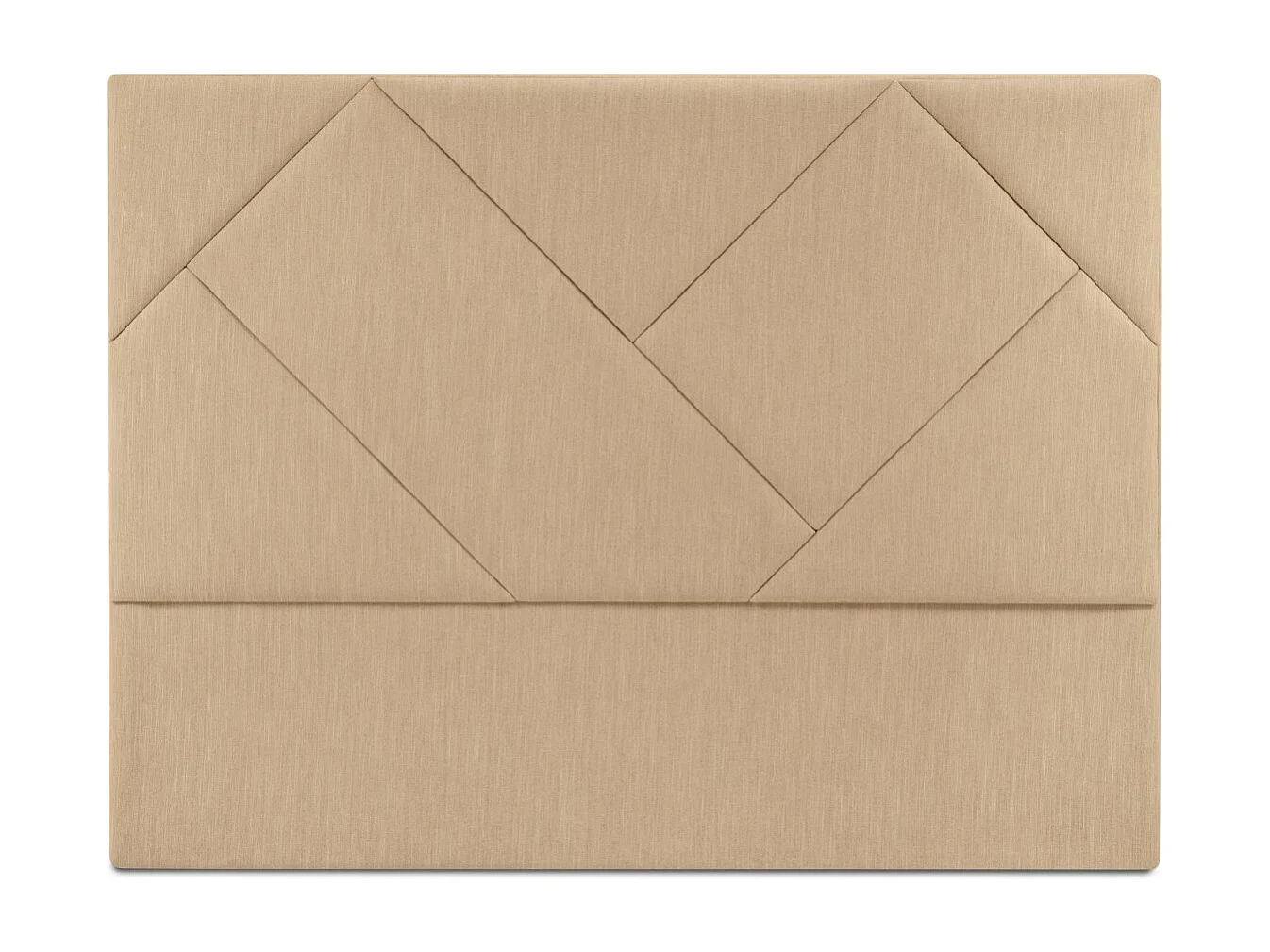 CXL by Christian Lacroix - Tête de lit "Alpilles" 140x120cm en tissu structurel beige - 140x8x120cm