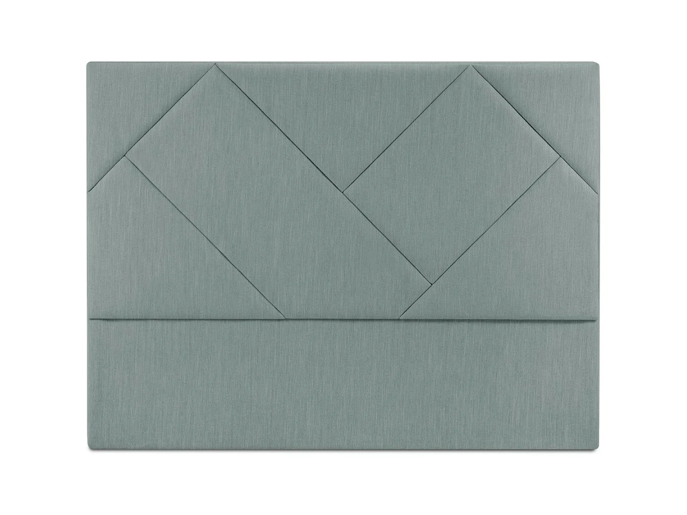 CXL by Christian Lacroix - Tête de lit "Alpilles" 180x120cm en tissu structurel bleu - 180x8x120cm