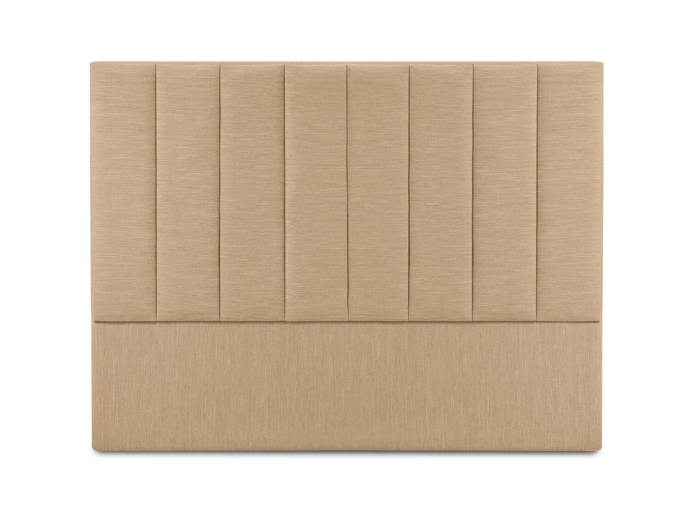 CXL by Christian Lacroix - Tête de lit "Camargue" 200x120cm en tissu structurel beige - 200x8x120cm