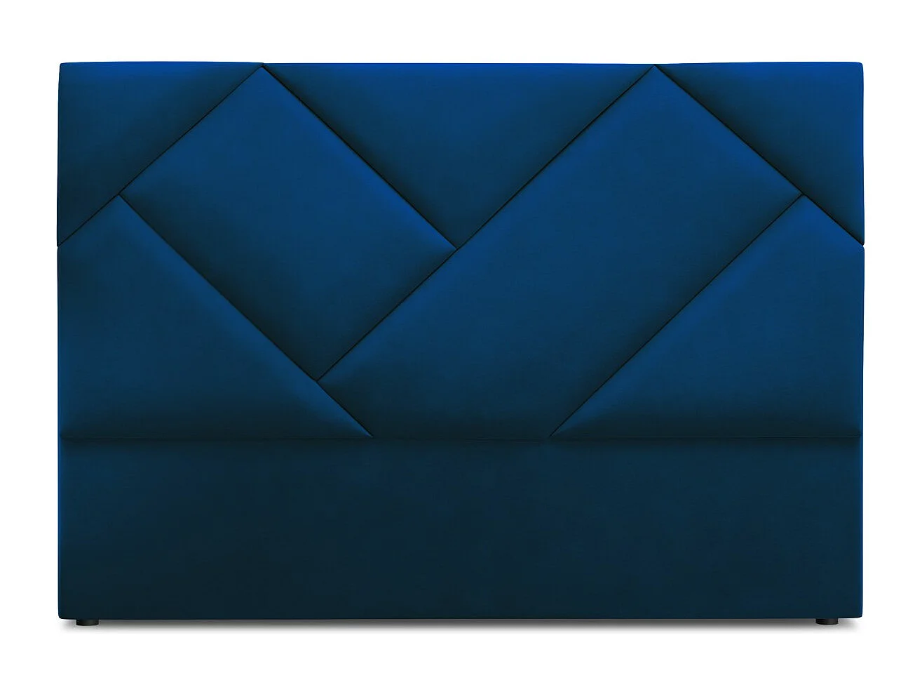 CXL by Christian Lacroix - Tête de lit "Alpilles" 200x120cm en velours bleu roi - 200x8x120cm
