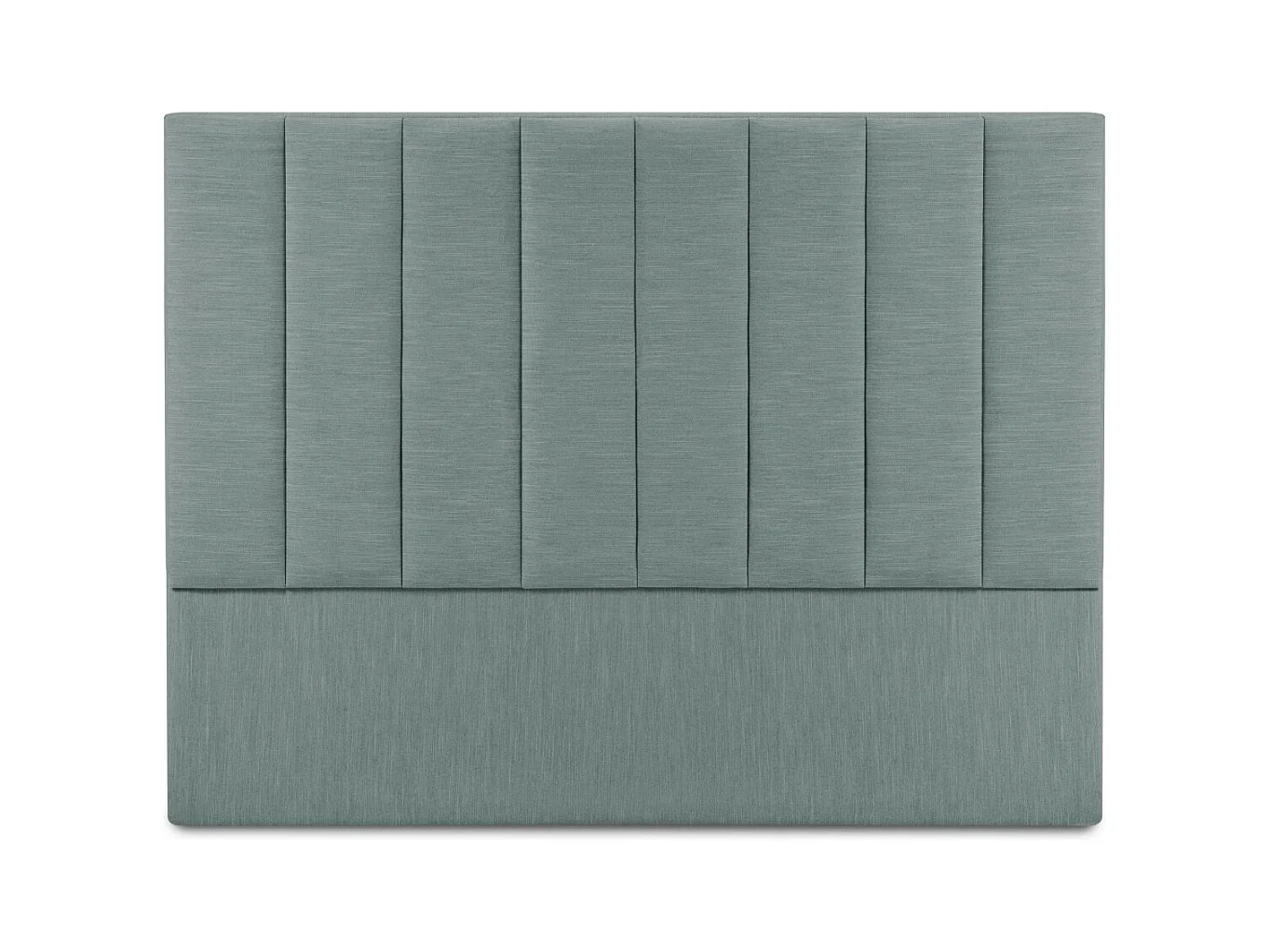 CXL by Christian Lacroix - Tête de lit "Camargue" 160x120cm en tissu structurel bleu - 160x8x120cm
