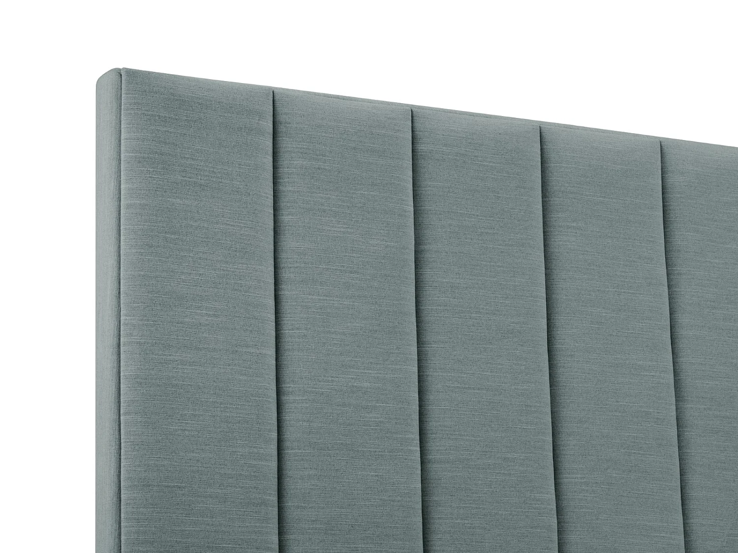 CXL by Christian Lacroix - Tête de lit "Camargue" 160x120cm en tissu structurel bleu - 160x8x120cm