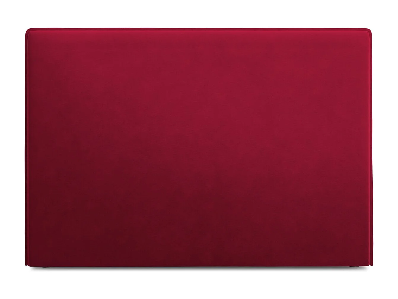 CXL by Christian Lacroix - Tête de lit "Provence" 160x120cm en velours rouge - 160x8x120cm