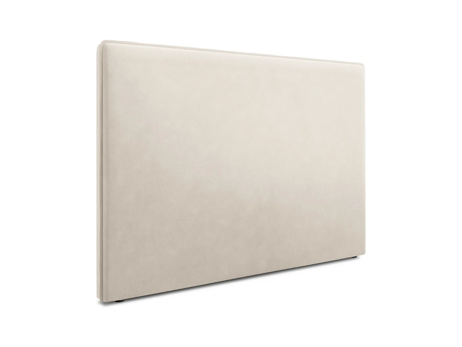 CXL by Christian Lacroix - Tête de lit "Provence" 140x120cm en velours beige clair - 140x8x120cm