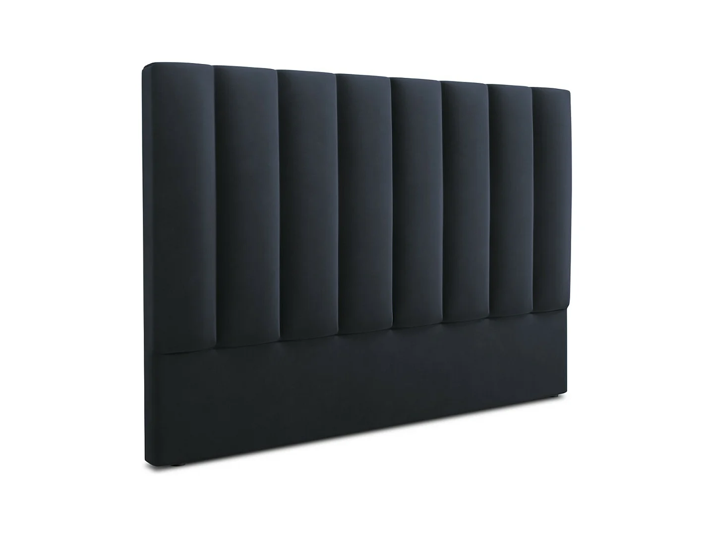 CXL by Christian Lacroix - Tête de lit "Camargue" 180x120cm en velours bleu foncé - 180x8x120cm