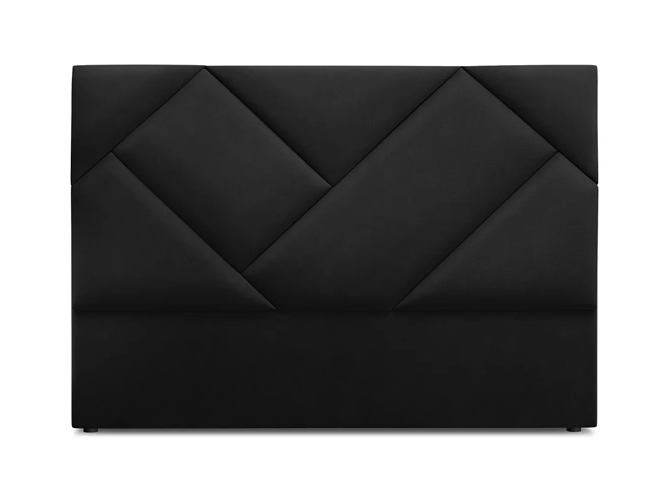 CXL by Christian Lacroix - Hoofdeinde "Alpilles" 160x120cm, Flueel, Zwart - 160x8x120cm
