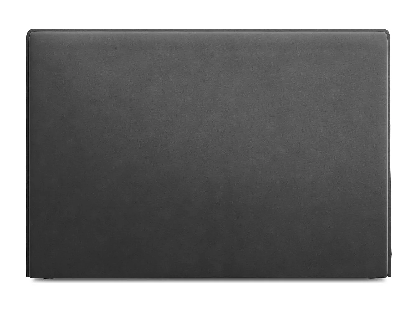 CXL by Christian Lacroix - Tête de lit "Provence" 160x120cm en velours gris foncé - 160x8x120cm