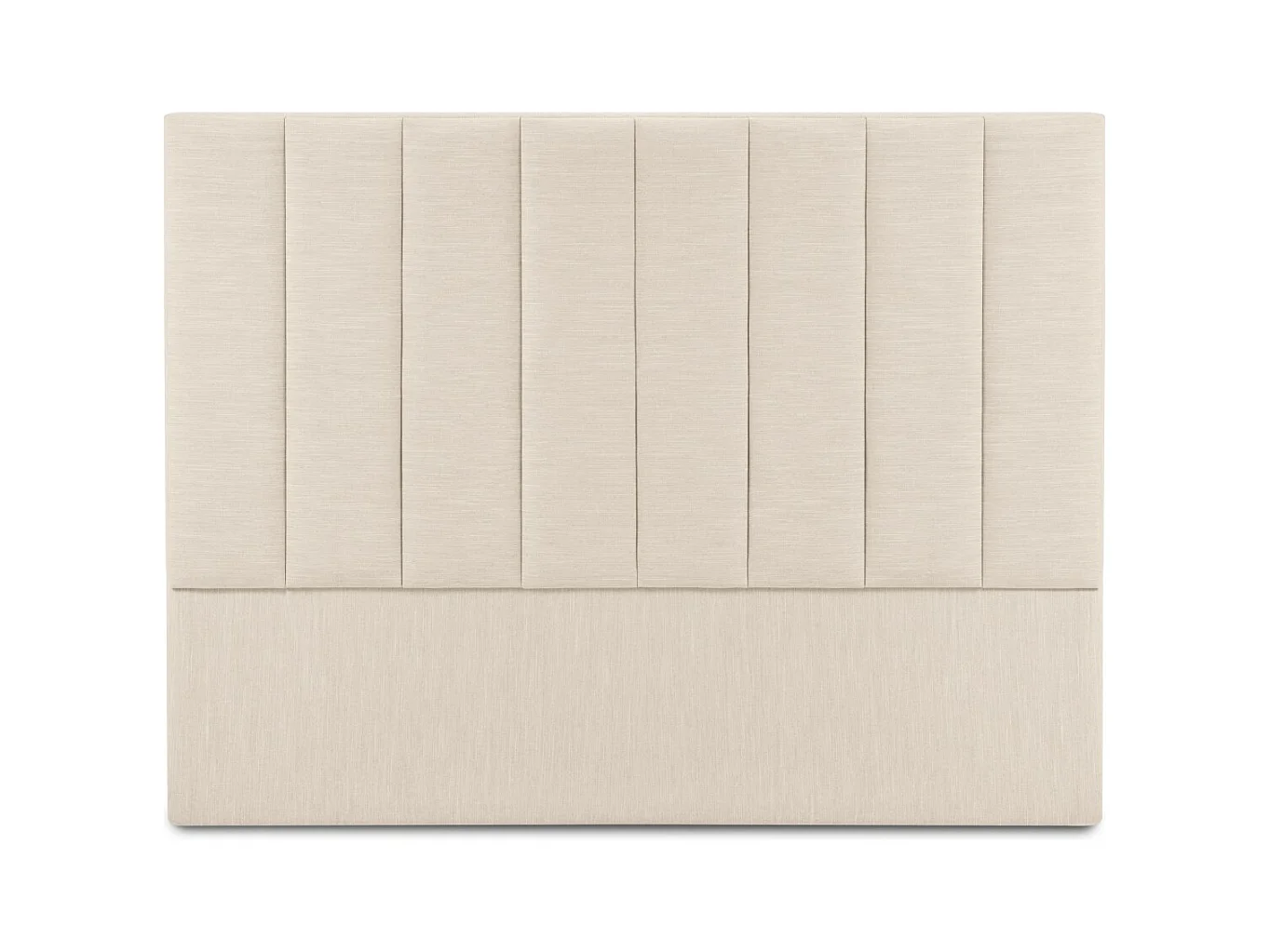 CXL by Christian Lacroix - Tête de lit "Camargue" 180x120cm en tissu structurel beige clair - 180x8x120cm