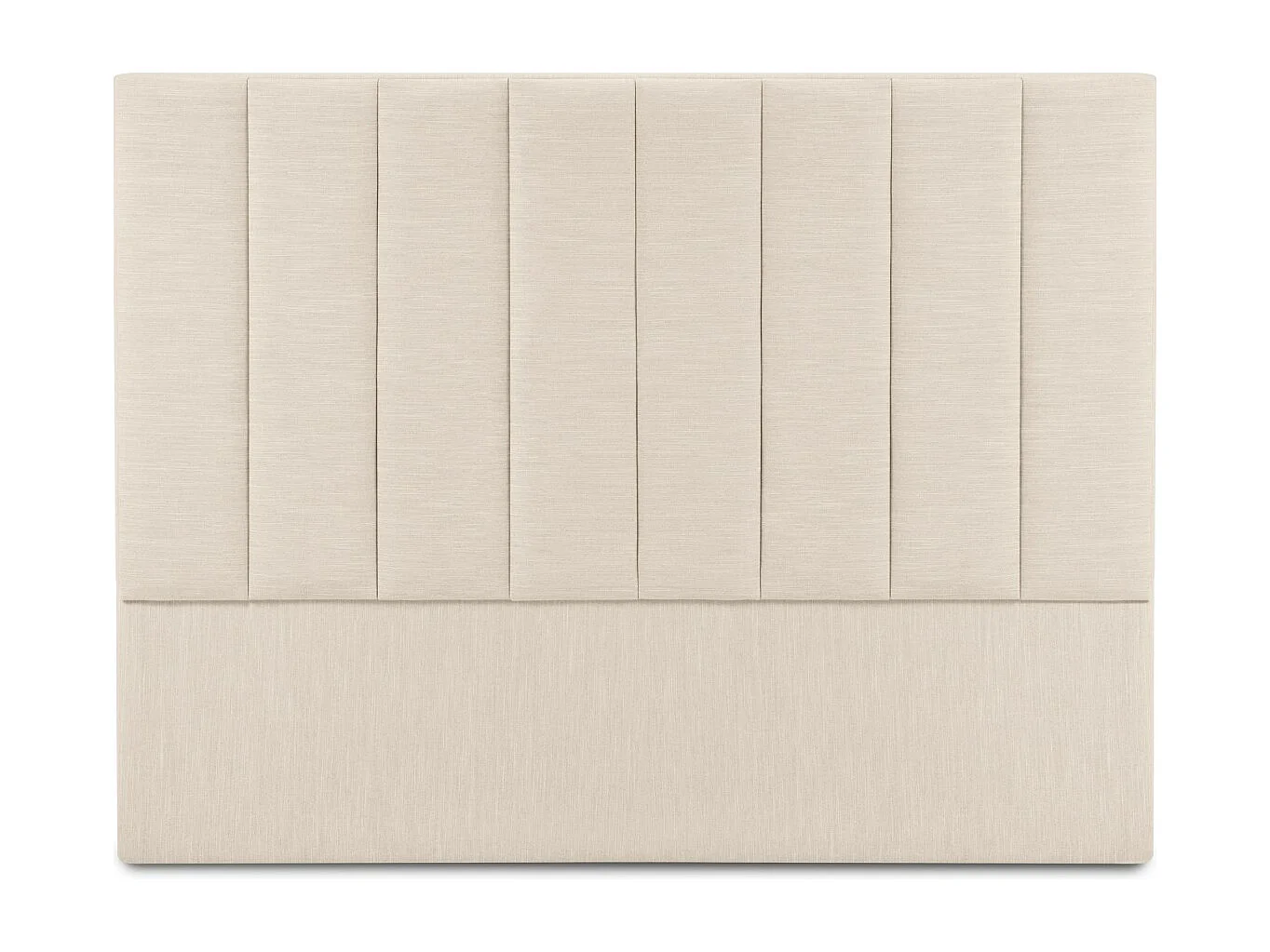 CXL by Christian Lacroix - Cabecero "Camargue" 160x120cm de tejido estructural beige claro - 160x8x120cm