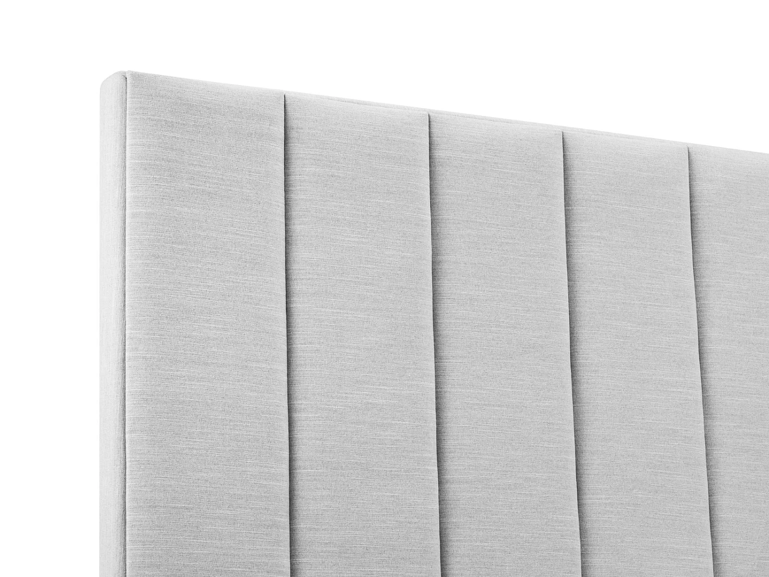 CXL by Christian Lacroix - Tête de lit "Camargue" 140x120cm en tissu structurel gris clair - 140x8x120cm