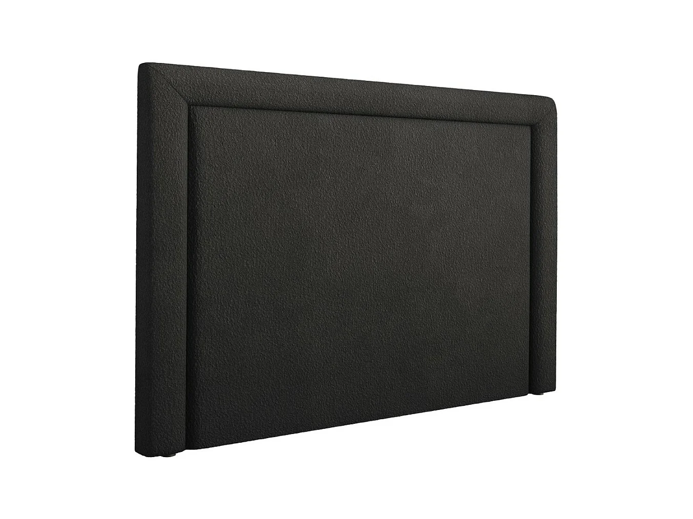 CXL by Christian Lacroix - Tête de lit "Marie" 180x120cm en bouclé noir - 180x8x120cm