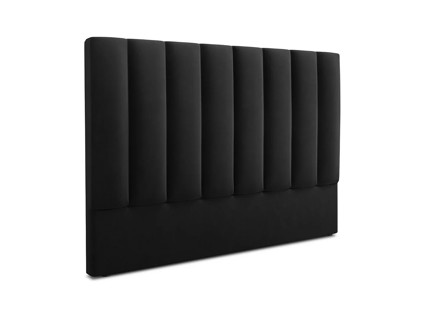 CXL by Christian Lacroix - Tête de lit "Camargue" 180x120cm en velours noir - 180x8x120cm