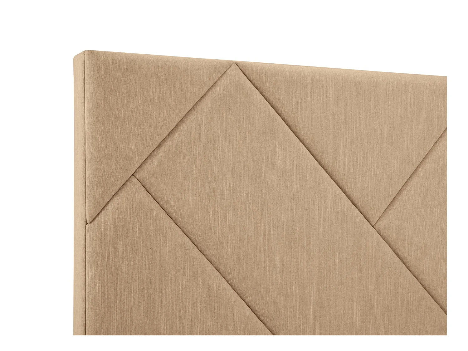CXL by Christian Lacroix - Tête de lit "Alpilles" 180x120cm en tissu structurel beige - 180x8x120cm
