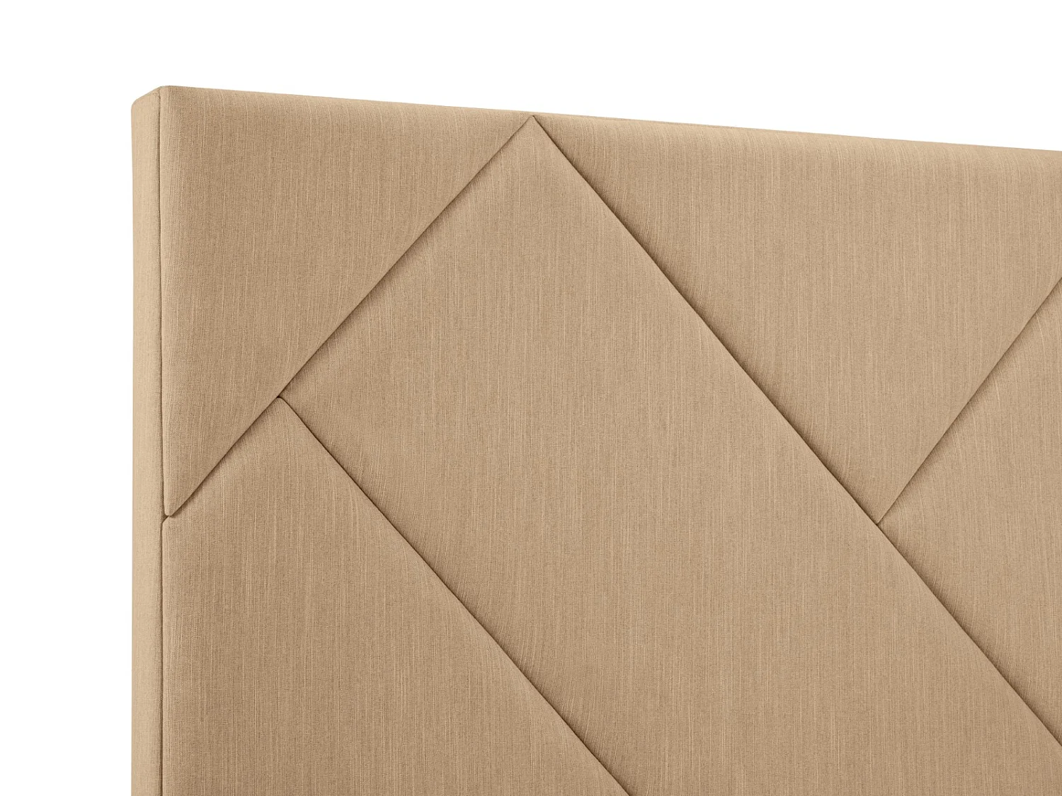 CXL by Christian Lacroix - Hoofdeinde "Alpilles" 180x120cm, Structurele stof, Beige - 180x8x120cm