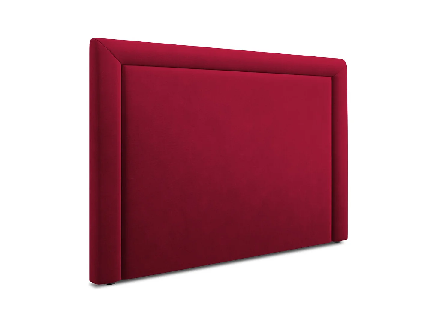 CXL by Christian Lacroix - Tête de lit "Marie" 140x120cm en velours rouge - 140x8x120cm
