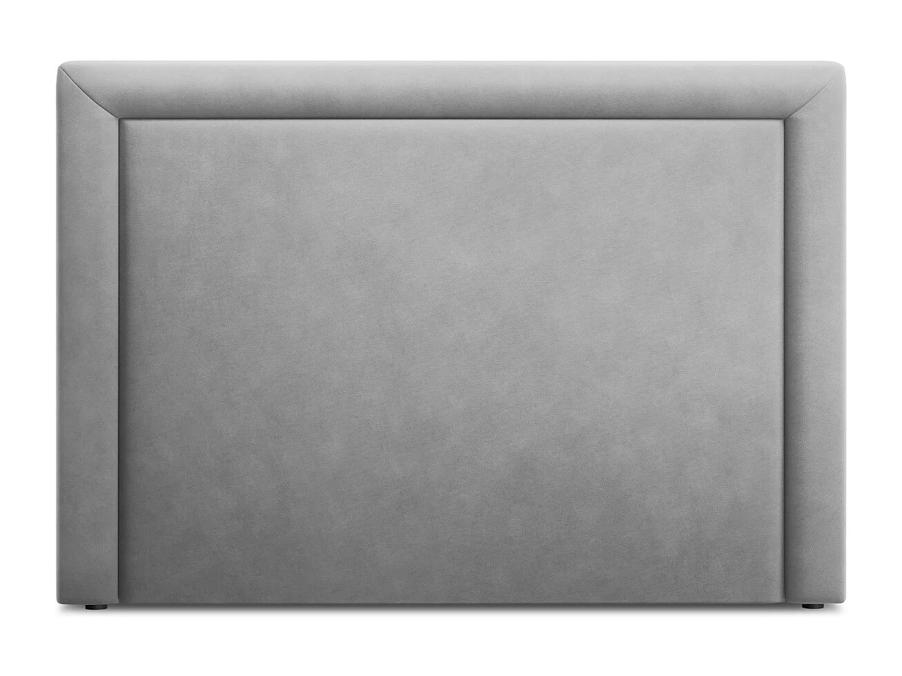 CXL by Christian Lacroix - Cabecero "Marie" 180x120cm de terciopelo gris claro - 180x8x120cm