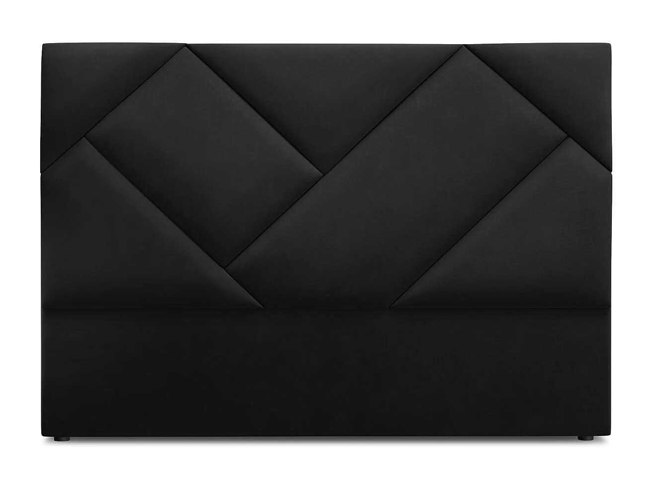 CXL by Christian Lacroix - Hoofdeinde "Alpilles" 180x120cm, Flueel, Zwart - 180x8x120cm