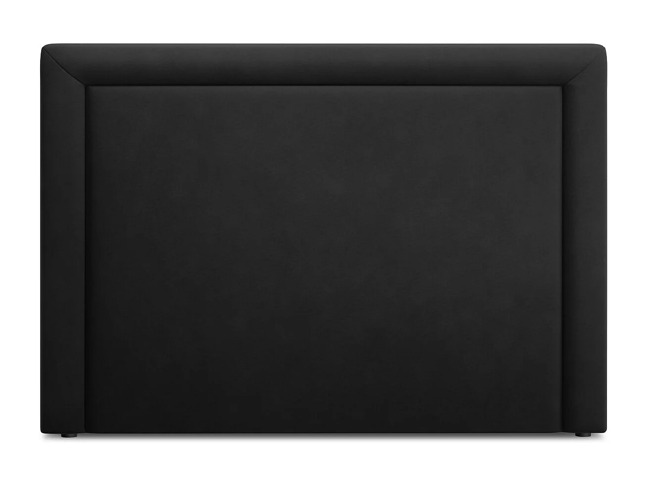 CXL by Christian Lacroix - Tête de lit "Marie" 140x120cm en velours noir - 140x8x120cm