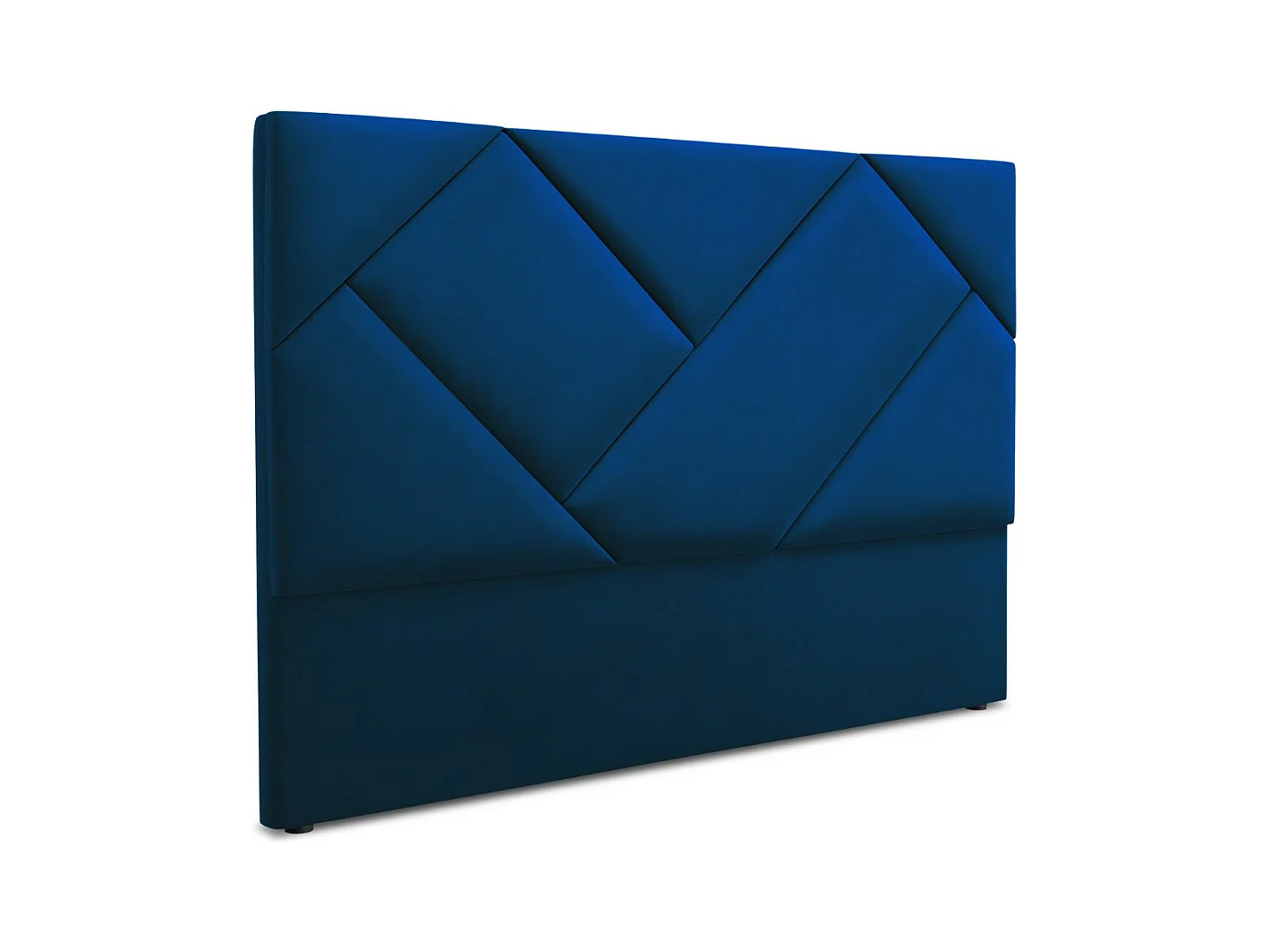 CXL by Christian Lacroix - Tête de lit "Alpilles" 180x120cm en velours bleu roi - 180x8x120cm