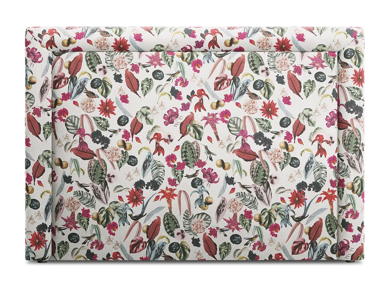 CXL by Christian Lacroix - Tête de lit "Marie" 180x120cm en velours motif tropical - 180x8x120cm