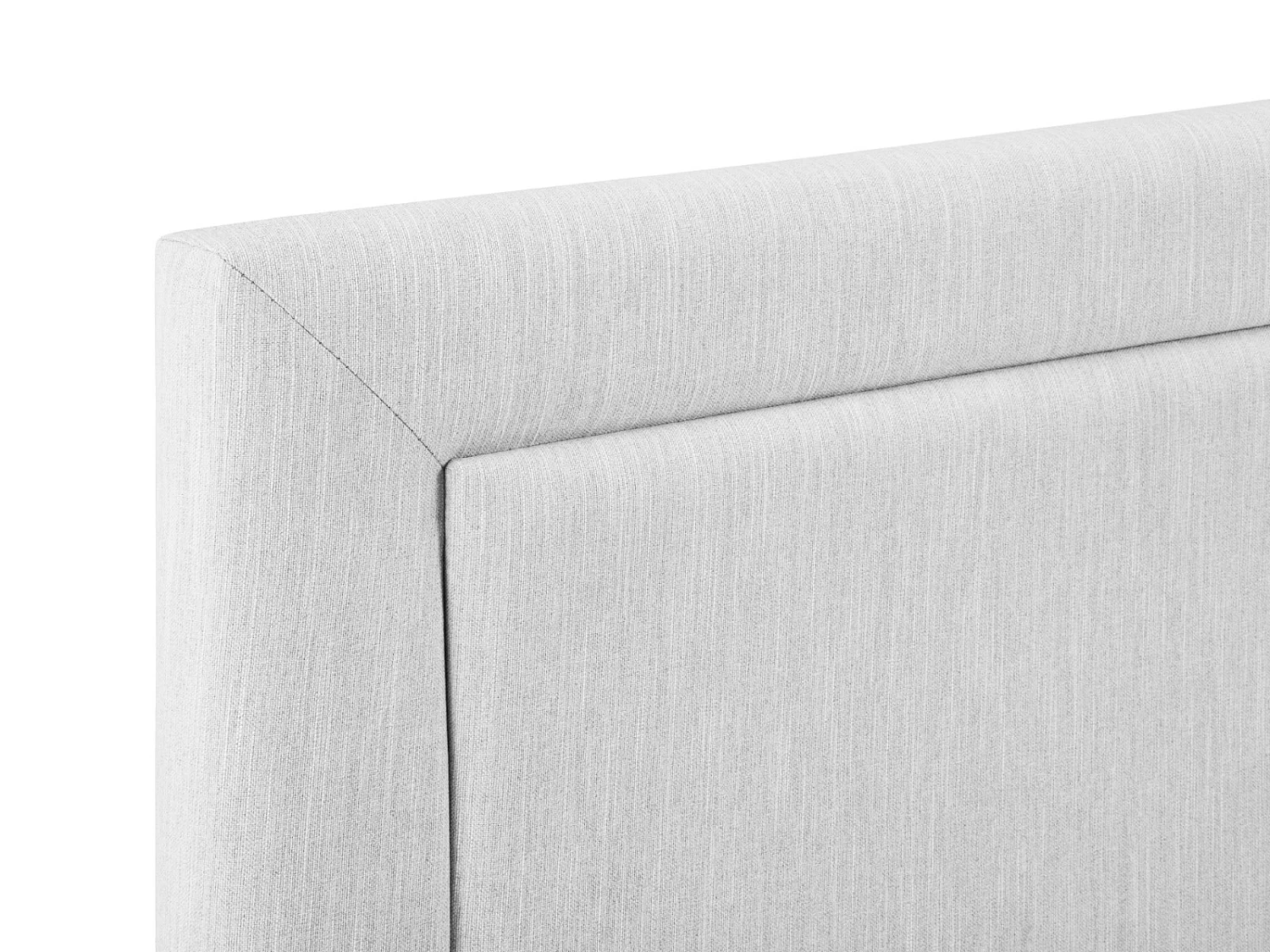 CXL by Christian Lacroix - Tête de lit "Marie" 180x120cm en tissu structurel gris clair - 180x8x120cm