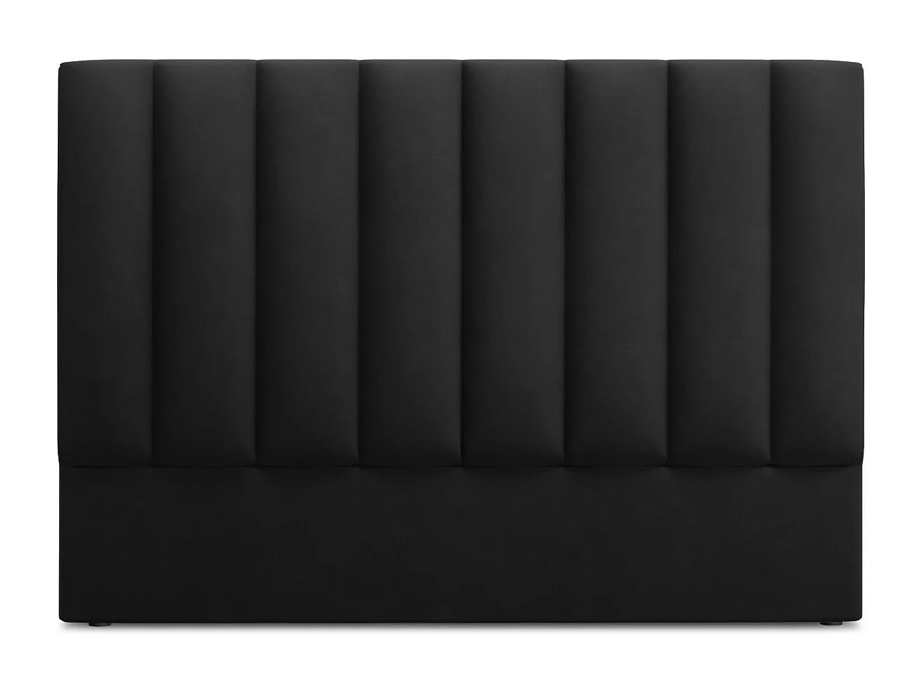 CXL by Christian Lacroix - Zagłówek, "Camargue" 140x120cm welur, czarny - 140x8x120cm