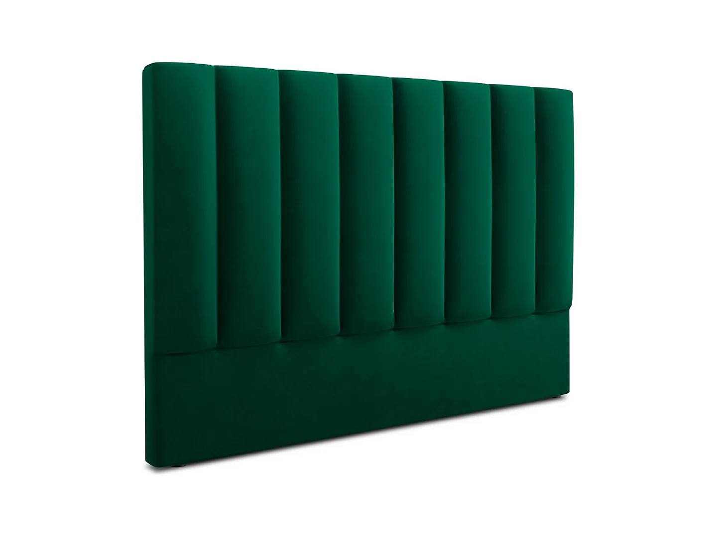 CXL by Christian Lacroix - Tête de lit "Camargue" 180x120cm en velours vert bouteille - 180x8x120cm