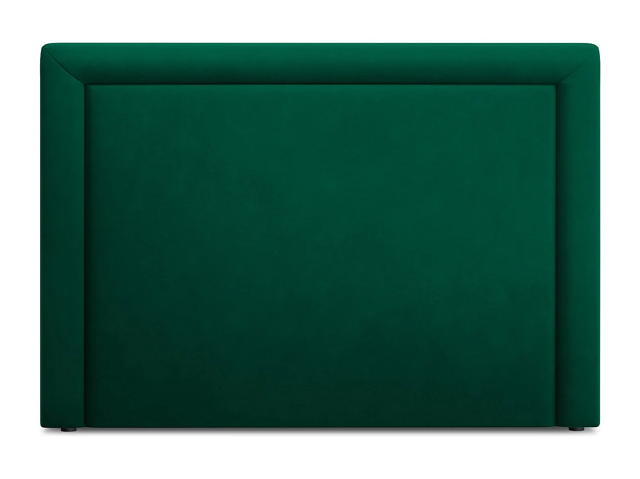 CXL by Christian Lacroix - Testiera "Marie" 140x120cm in velluto verde bottiglia - 140x8x120cm