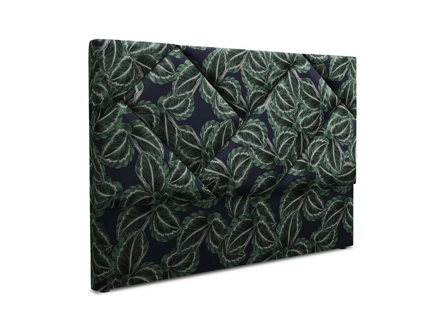 CXL by Christian Lacroix - Tête de lit "Alpilles" 180x120cm en velours motif de la jungle - 180x8x120cm