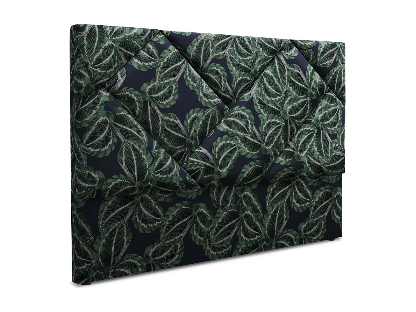 CXL by Christian Lacroix - Tête de lit "Alpilles" 180x120cm en velours motif de la jungle - 180x8x120cm