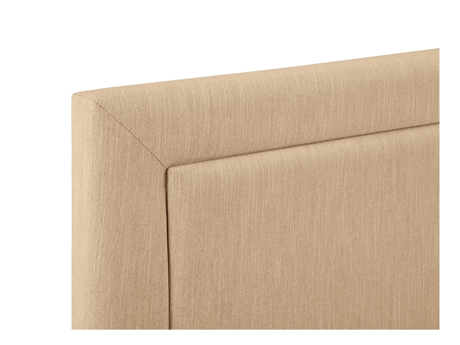CXL by Christian Lacroix - Tête de lit "Marie" 140x120cm en tissu structurel beige - 140x8x120cm